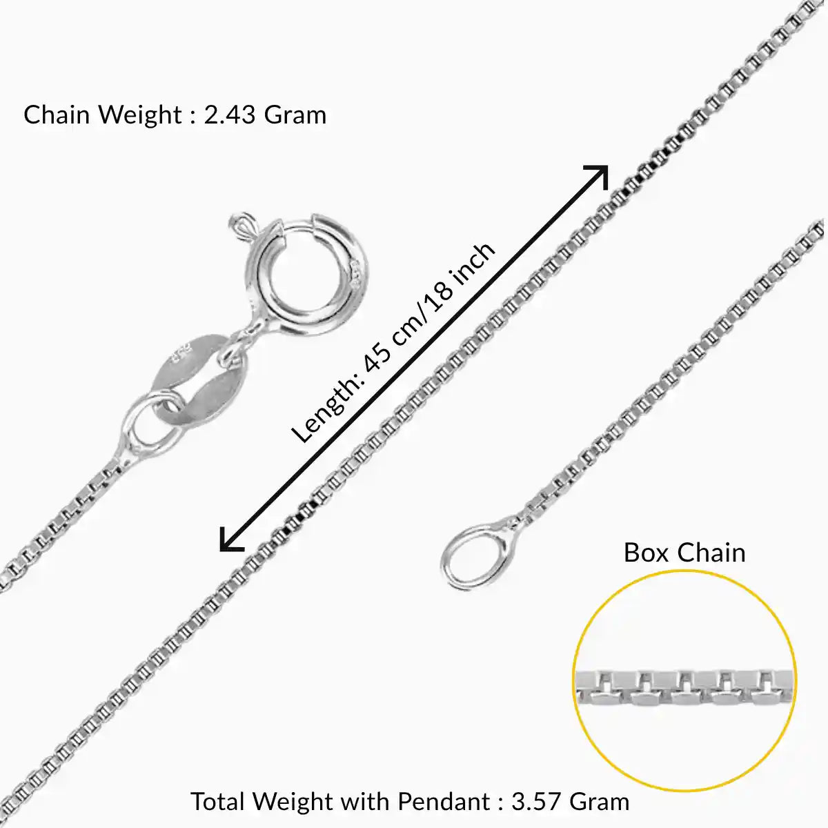Classic Evil Eye Pendant Necklace with Box Chain