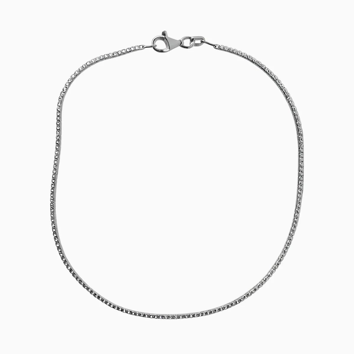 Classic Minimalist Silver Chain Anklet for Women & Girls
