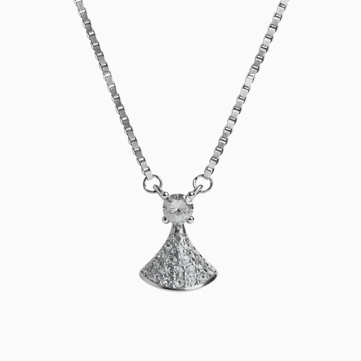 Elegant Adjustable Silver Necklace for Women
