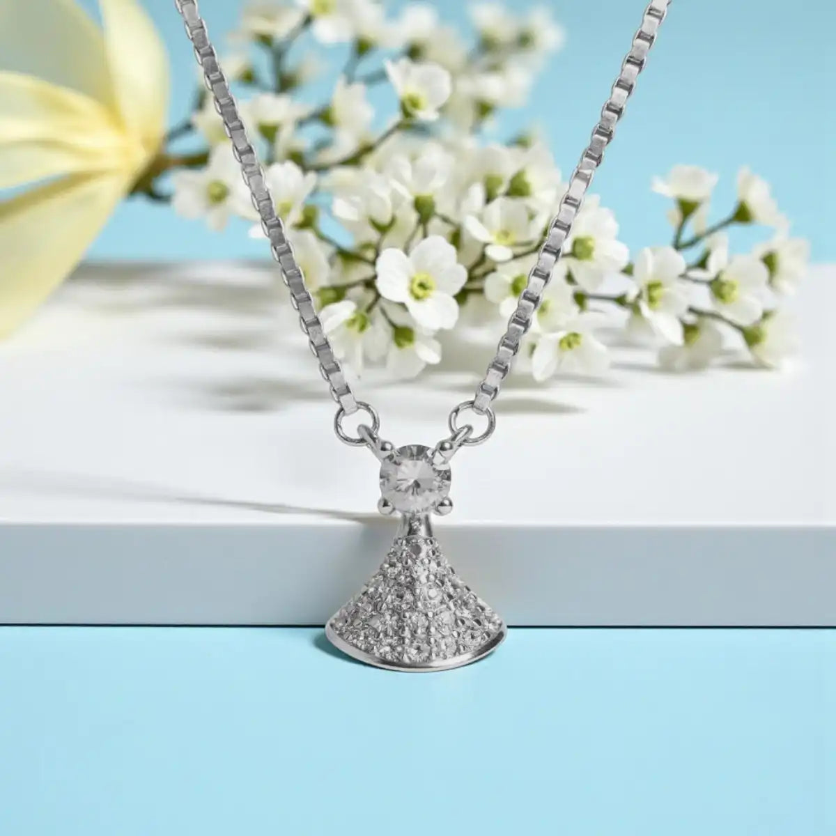 Elegant Adjustable Silver Necklace for Women