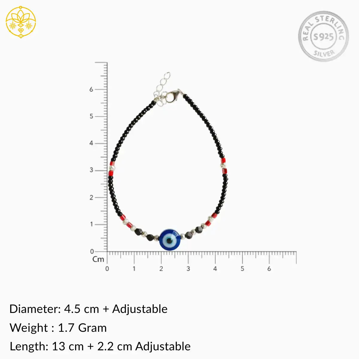 Evil eye bracelet