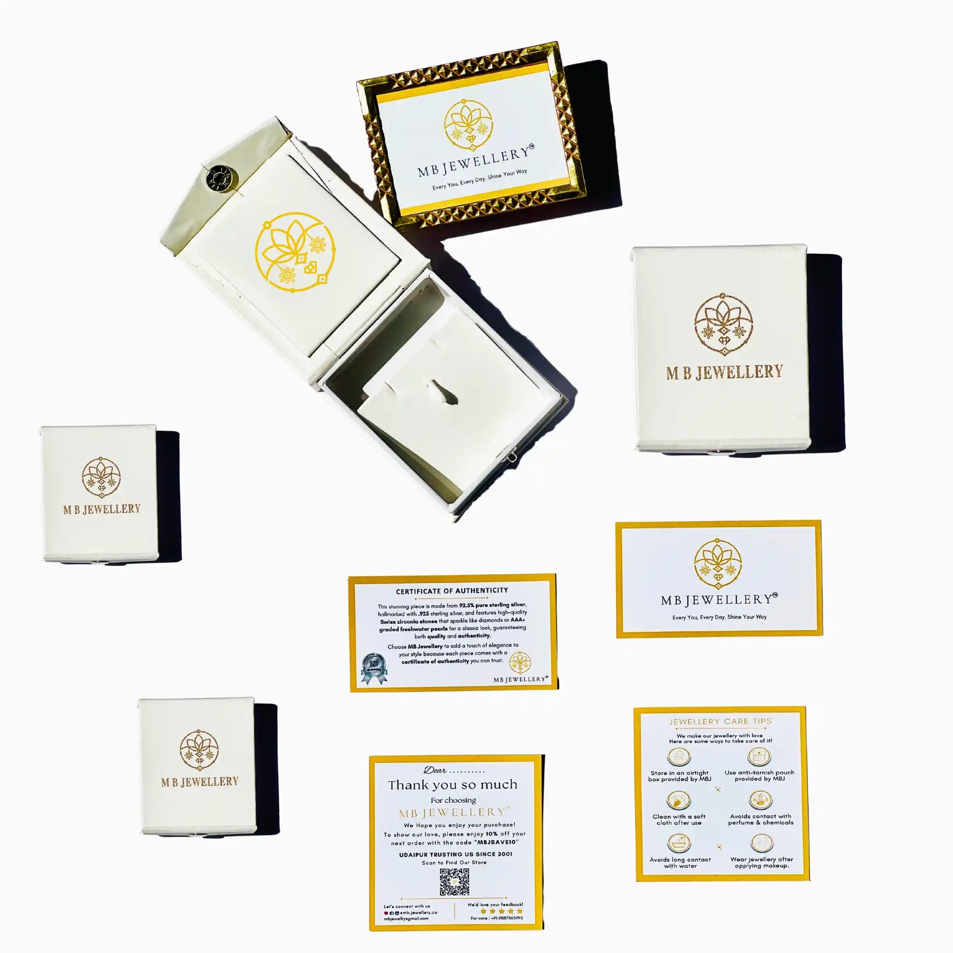 Miba jewellery certificate box trustable kit