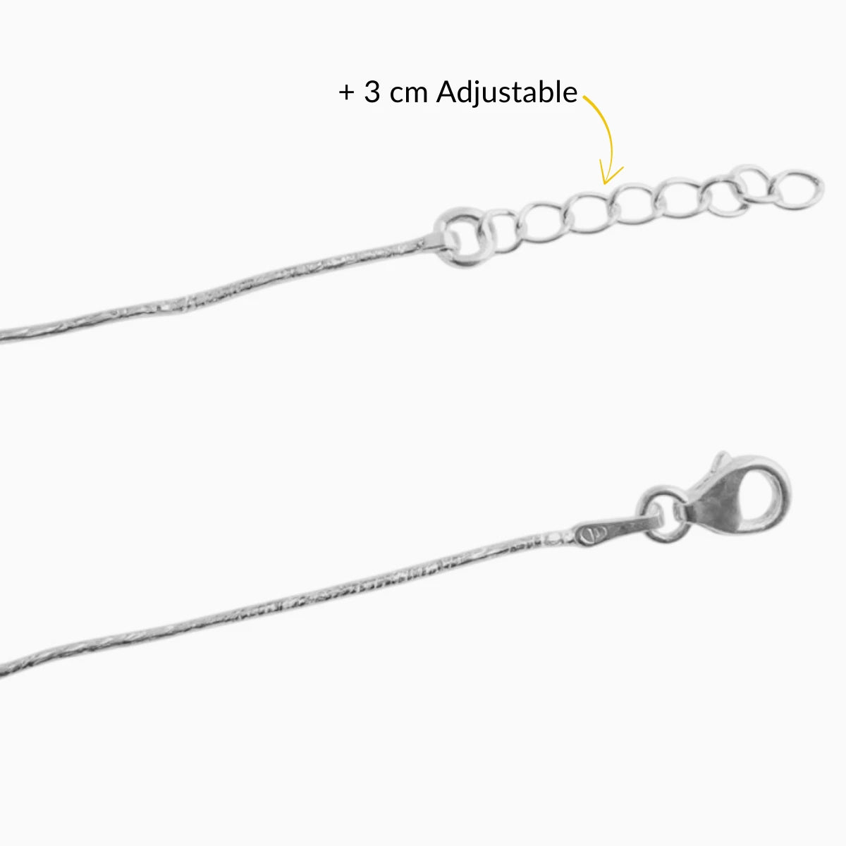 Silver Adjustable Minimalist Anklet with Black Beads