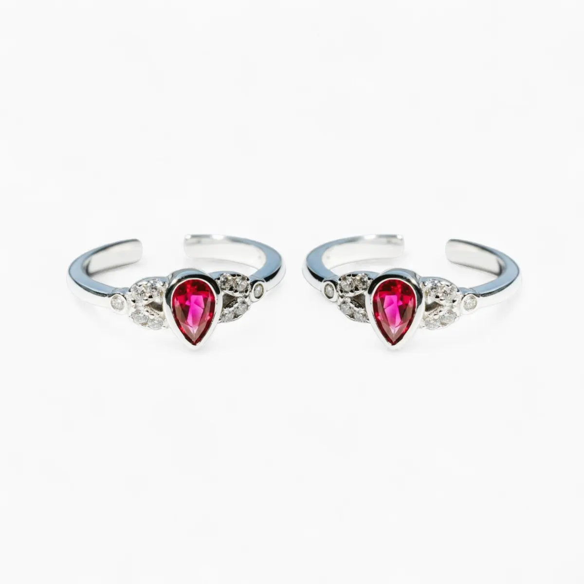 Classy Silver Adjustable Toe Ring for Women