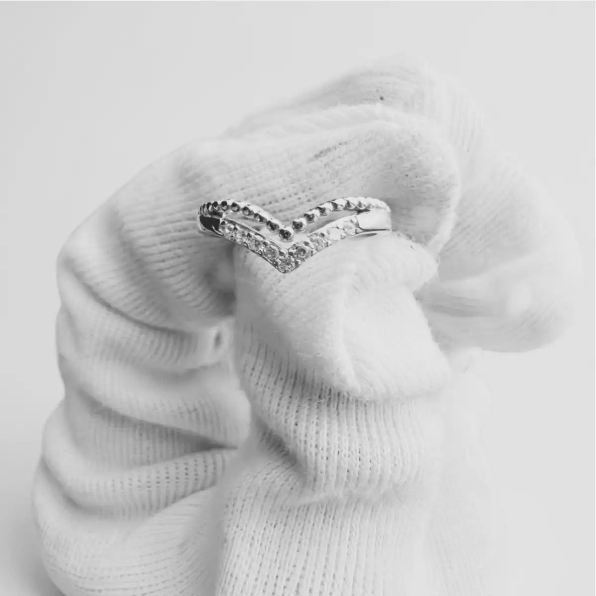 Silver Adjustable V-Shape Toe Ring