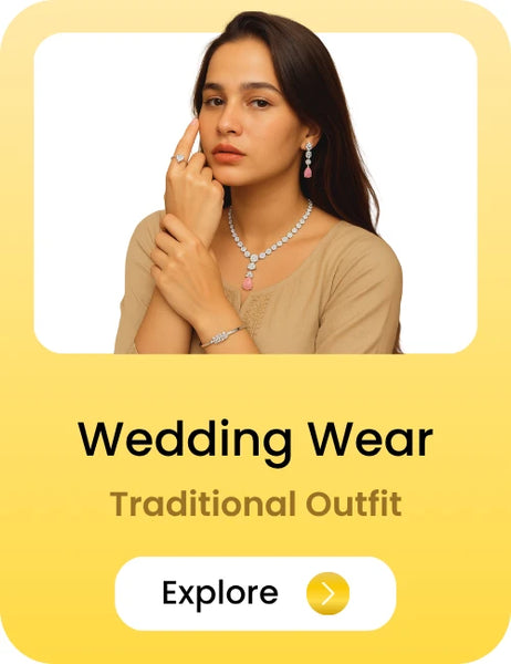 Wedding wear silver jewellery