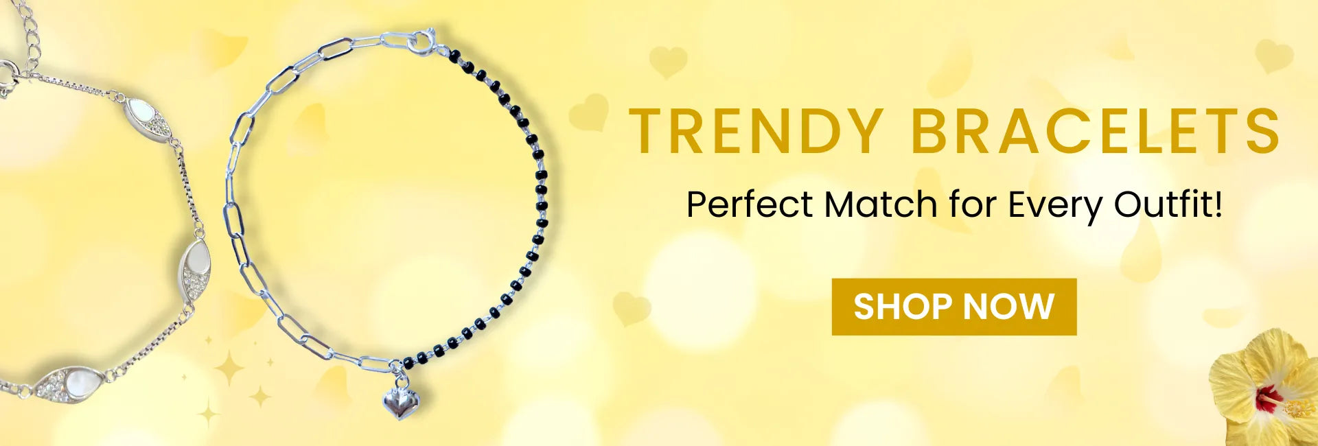 Trendy silver bracelet from Miba Jewellery with modern design