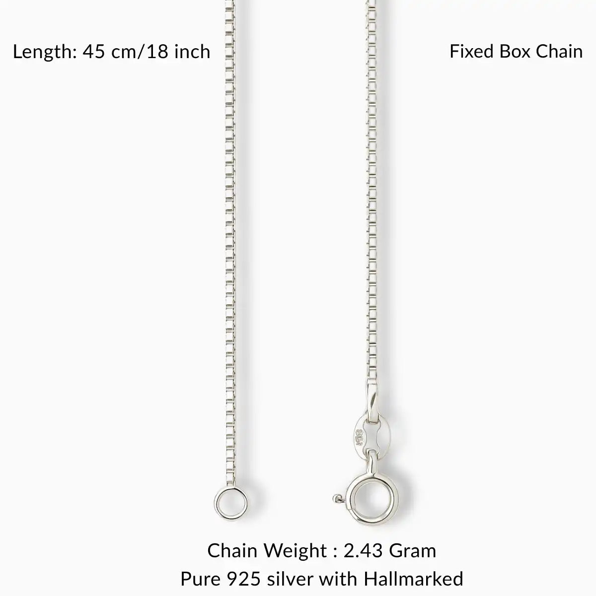 Classic Evil Eye Pendant Necklace with Box Chain