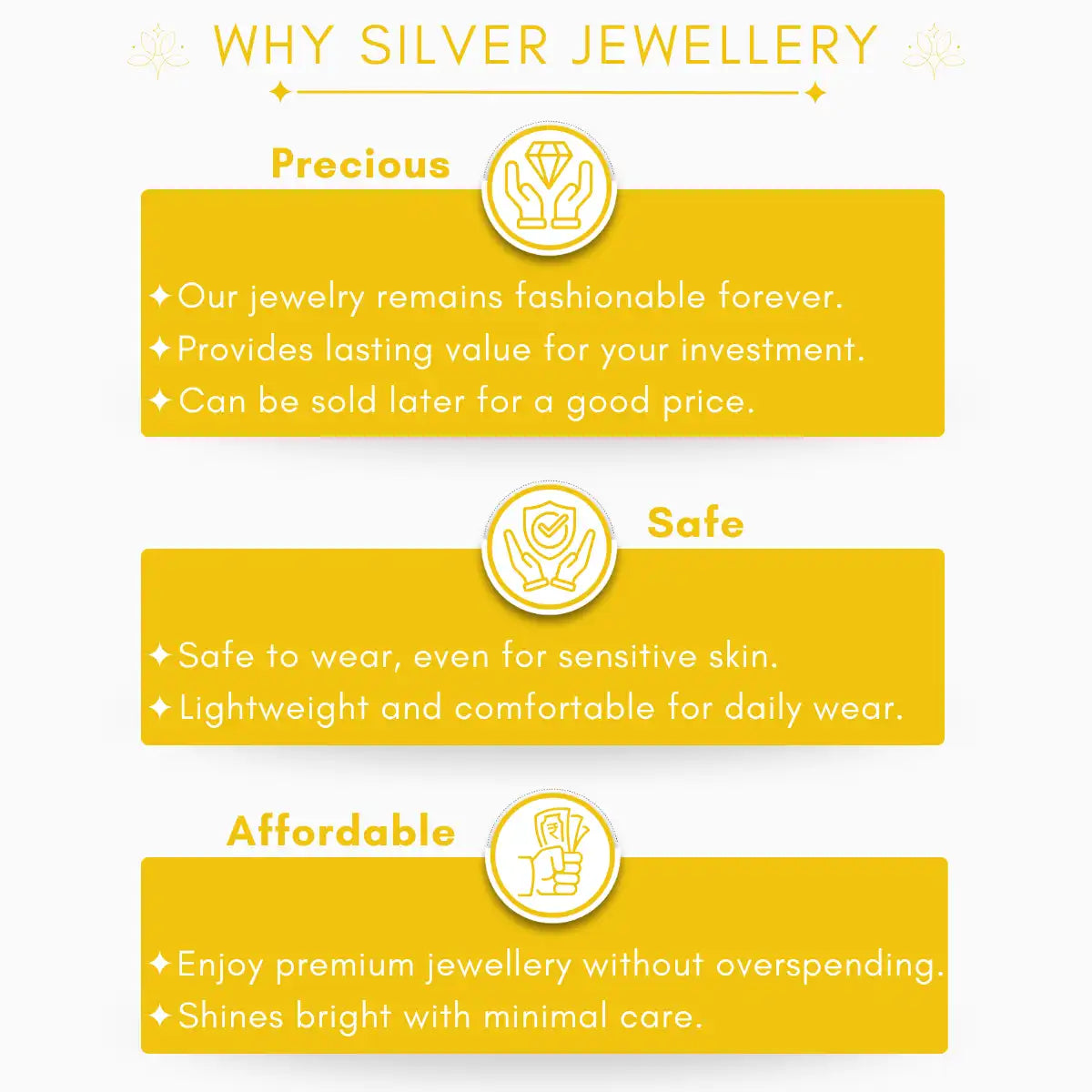 Why Miba silver jewellery then other