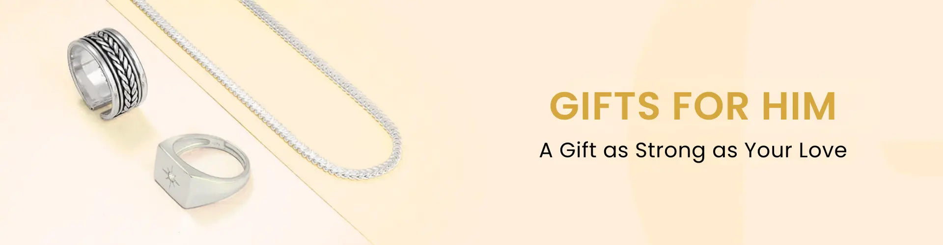 Best silver jewellery gift for him