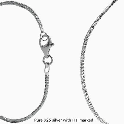 Classic Minimalist Silver Chain Anklet for Women & Girls