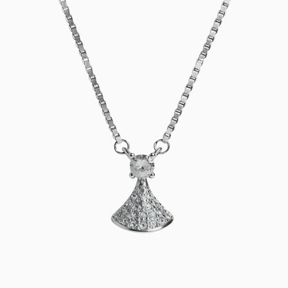 Elegant Adjustable Silver Necklace for Women
