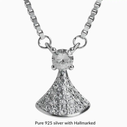 Elegant Adjustable Silver Necklace for Women