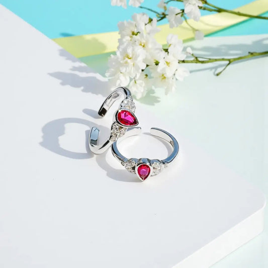 Classy Silver Adjustable Toe Ring for Women