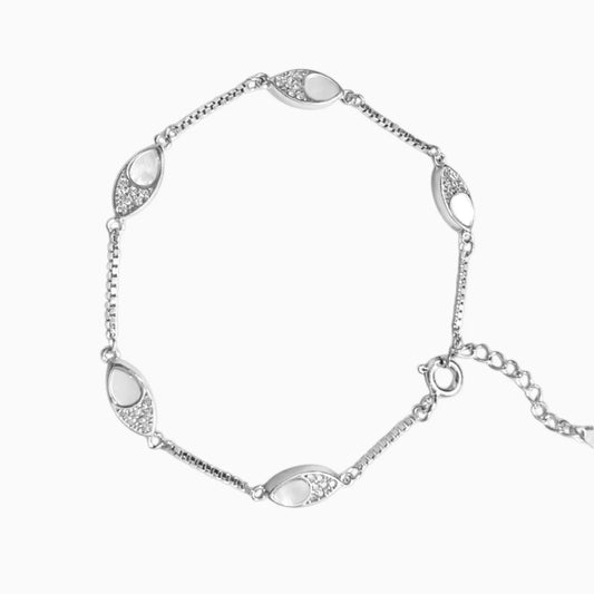Silver Elegant Adjustable Bracelet for Women