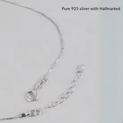 Silver Classic Simple Adjustable Box Chain
