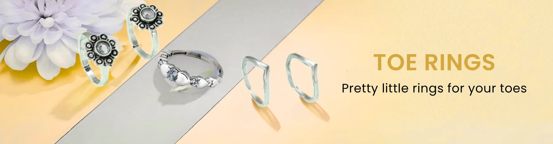 Silver toerings collection