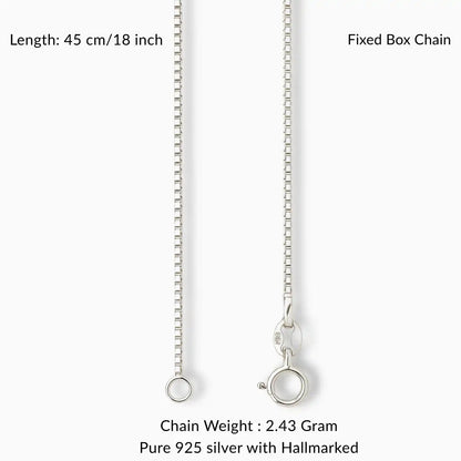 Classic Evil Eye Pendant Necklace with Box Chain